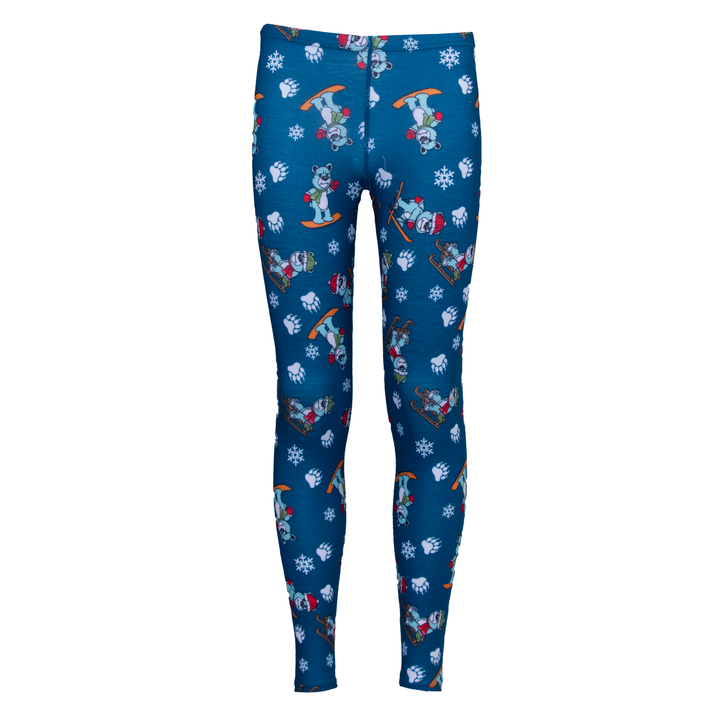 Hot Chillys Youth Originals Print Tight - Snow Bears