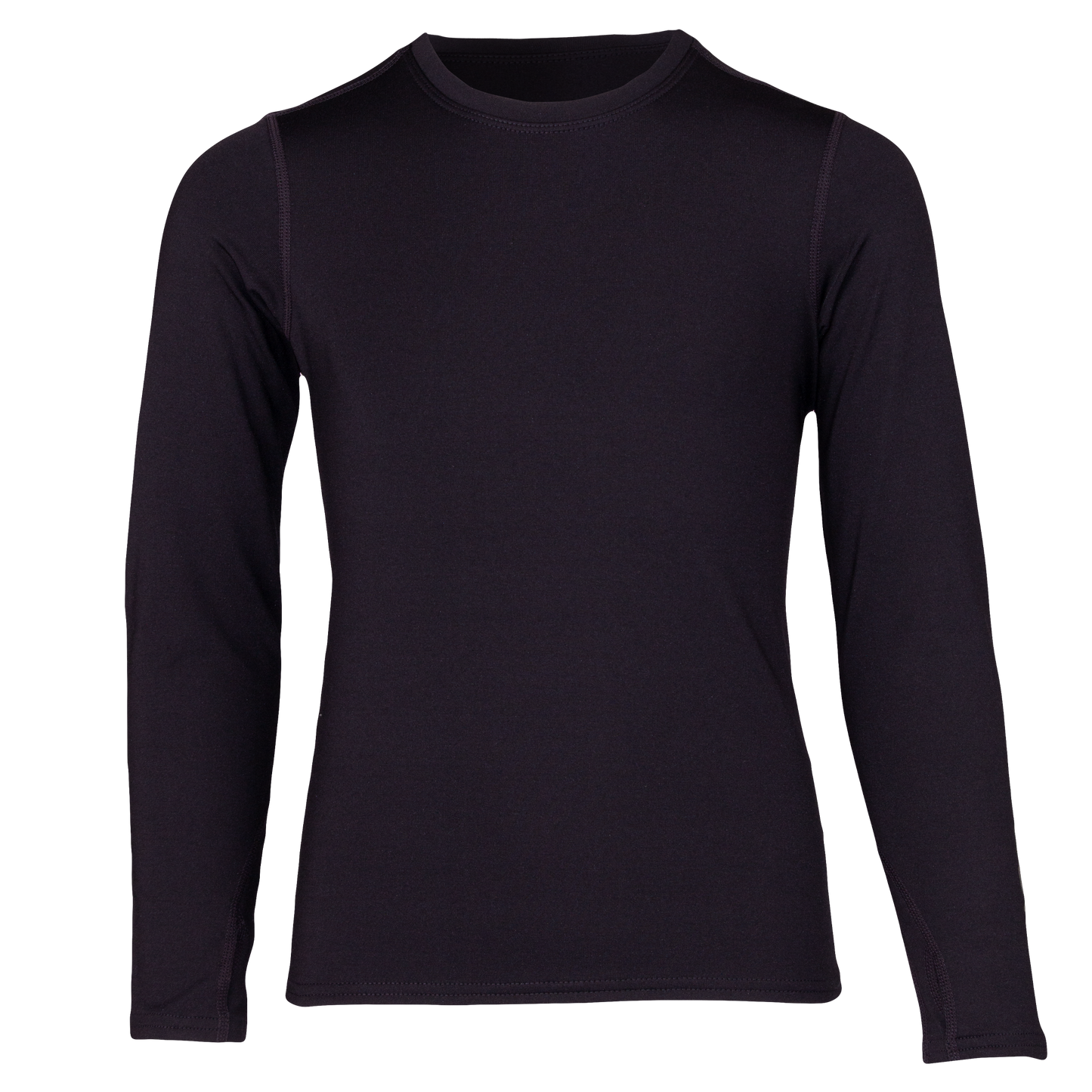 Hot Chillys Youth Micro-Elite Chamois Crewneck - Black