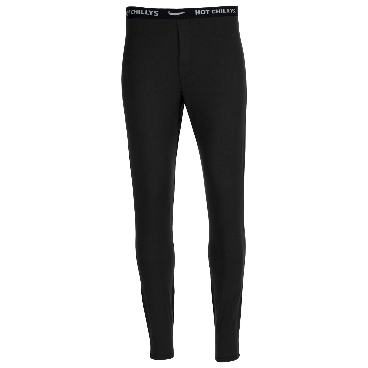 Hot Chillys men's thermal base layer pants in black for warmth and comfort