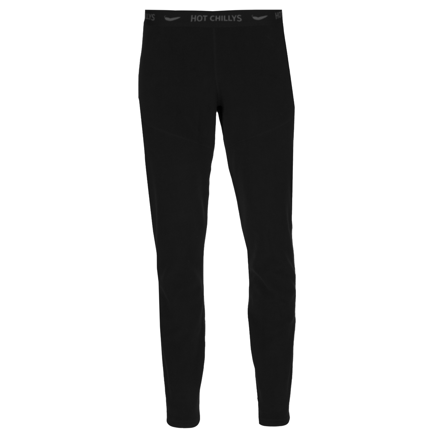 Hot Chillys Women's fleece thermal leggings in black for warmth and comfort during cold weather