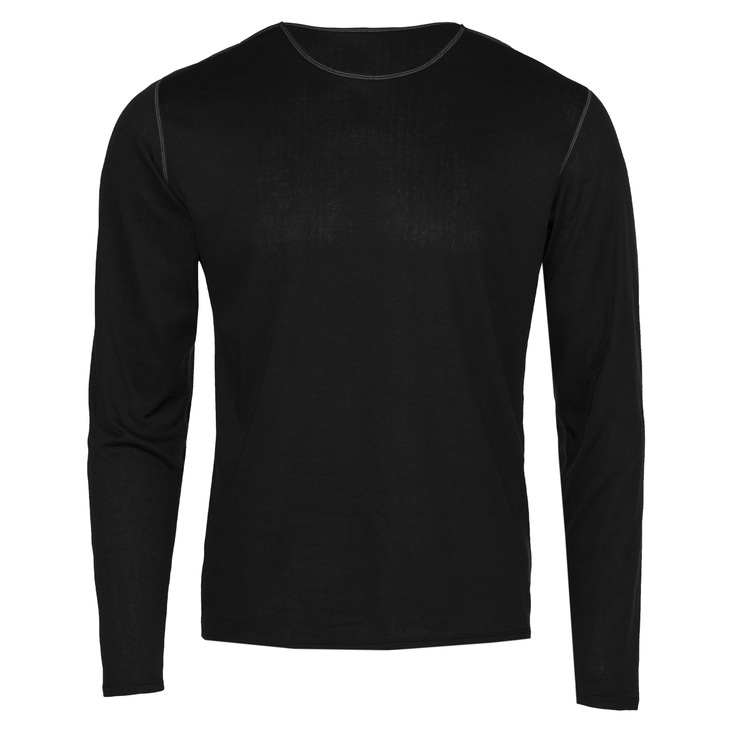 Hot Chillys men's thermal base layer long sleeve top in black for superior warmth and comfort
