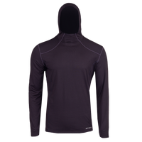 Hot Chillys men's winter thermal hoodie in black with long sleeves and fitted hood